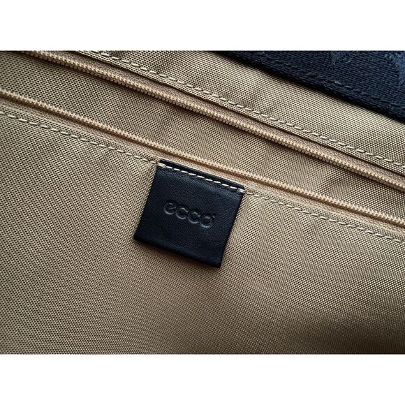ECCO Black Canvas w/Leather Trim Tote - Picture 8 of 10